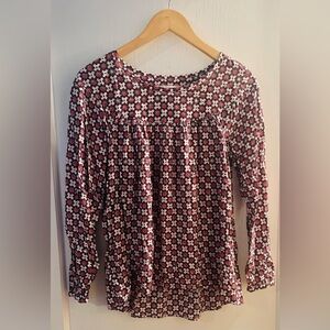 LOFT Ann Taylor Floral Print Top XS